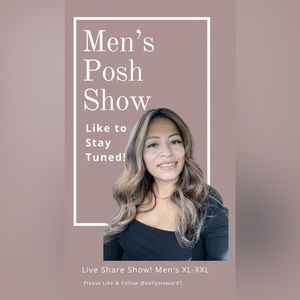 LIVE Men’s Share Show Notification! Big and Tall XL and up